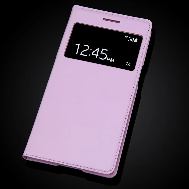 Оригинальный кожаный чехол книжка для samsung Galaxy Grand 2 Duos G7102 G7106 G7108 G7109 Smart View с