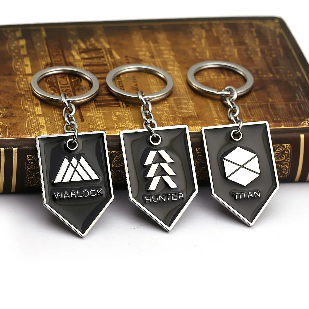 Новый игровой брелок с кулоном Охотник Titan Warlock логотипом очаровательный подарок