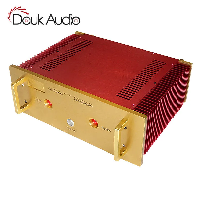 

Hi-End алюминиевый корпус усилителя мощности Корпус DIY _ красный цвет