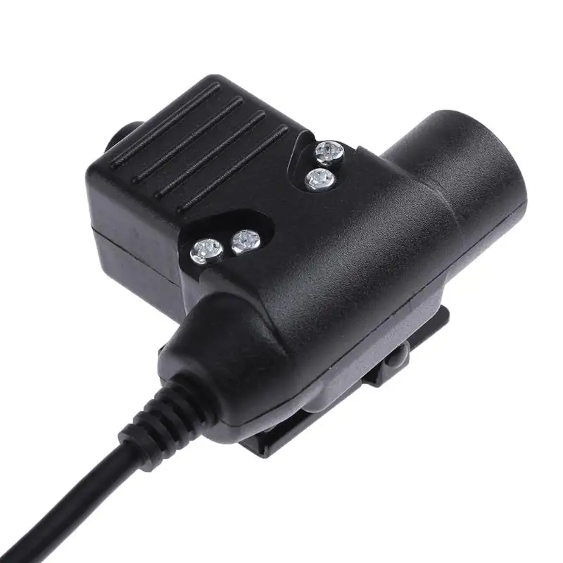 Alloet 80 см K-type U94 PTT военный адаптер PTT Z113 для рации Kenwood TYT F8 для BAOFENG 5R радио