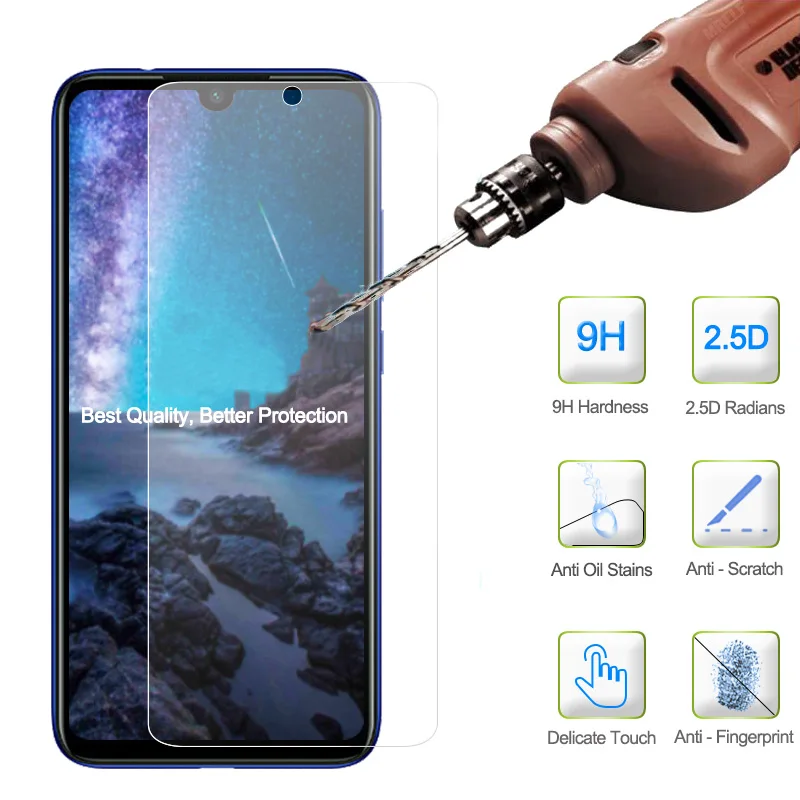 Стекло для Xiaomi Redmi Note 7 Pro 4A 5A 2 шт. защита экрана закаленное стекло пленка телефона |