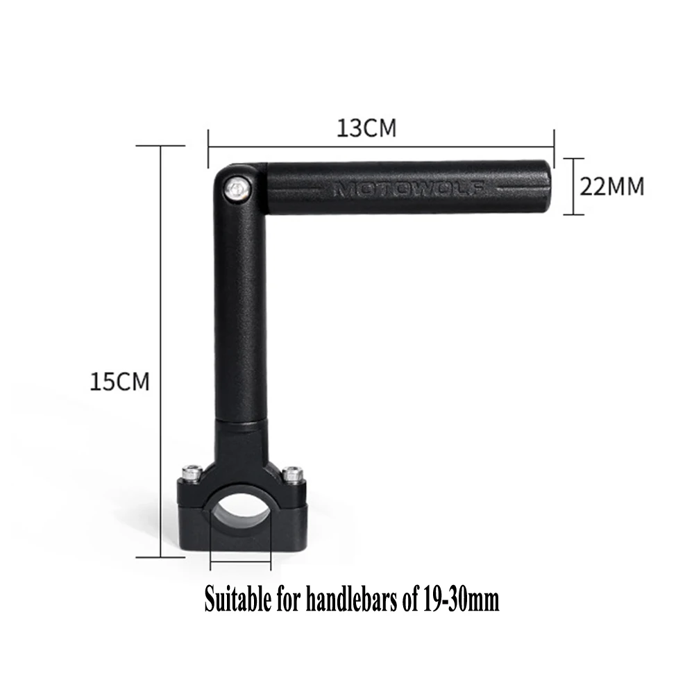 

Multi function 22mm 7/8" Motorcycle Adjustable Handlebar Cross Bar Strengthen Lever Bar GPS navigation bracket 360 rotation