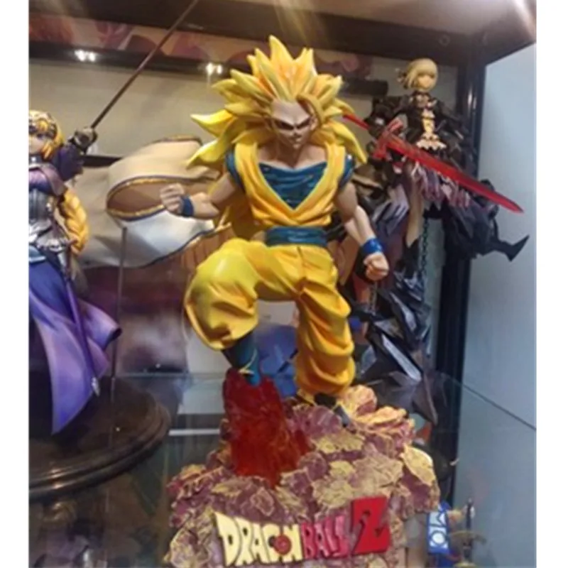 Dragon Ball Z Super Saiyan Kakarotto Son Goku GK статуя из смолы фигурка Коллекционная модель игрушки X257