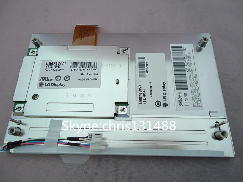 ЖК-дисплей LB070WV1(TD)(04) 7-дюймовый для Citroen C5 2010 2.0HDI Navi Drive 3D Автомобильный GPS ЖК-модуль