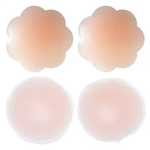 Women Nipple Cover Reusable Nipple Covers Charm Boob Tape Silicone Breast Sticker Cool Cubre Pezon Woman Accesoires