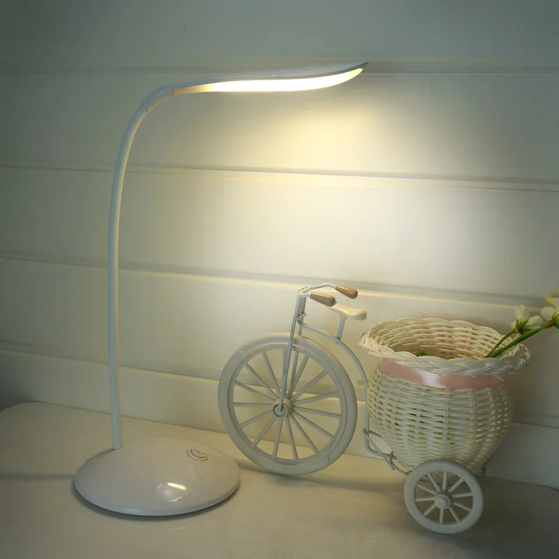 Adjustable Dimmable Eye-caring Table Lamp /Led Rechargeable gooseneck Folding reading lamp Lighting | Лампы и освещение