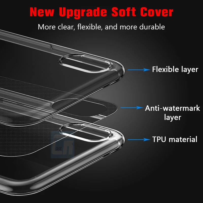 Clear Silicon Soft TPU Case for iPhone X XS MAX XR Transparent Phone 6 7 8 5 5s SE 6s Plus Back Cover Capa Coque |