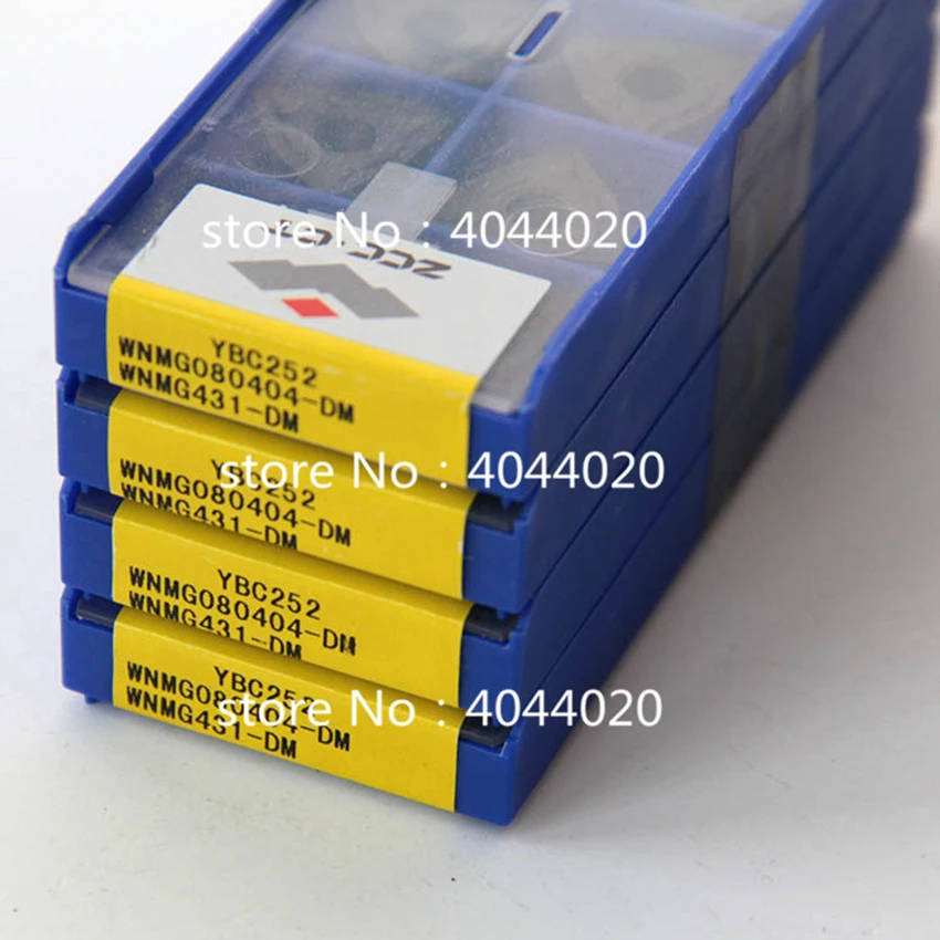 WNMG080404 DM YBC252 WNMG431 P10 P35 Nc карбид лезвия новый оригинальный 10 шт.|Токарный инструмент|