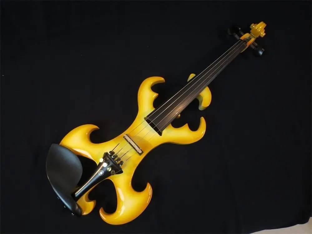 Handmade Brand New Great Streamline Model 4/4 Electric Violin/Violino Solid Wood String Instrument Rosin Case Bow Included | Спорт и