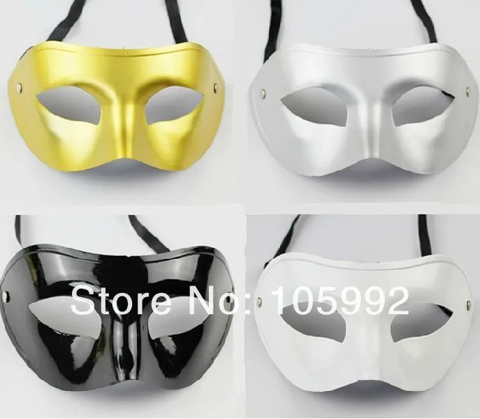 

10pcs Venetian mask masquerade party supplies plastic half-face mask supplies