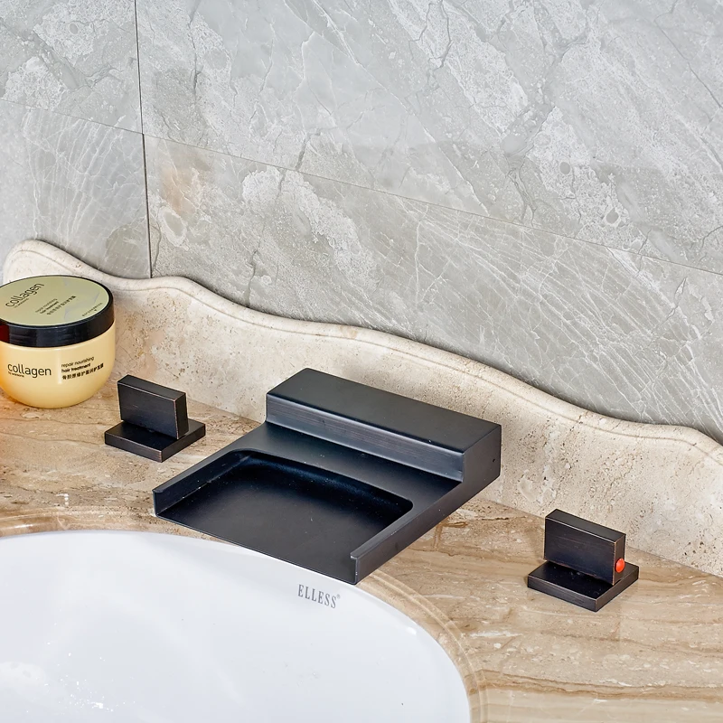 Смеситель Водопад латунный СВЕТОДИОДНЫЙ 3 отверстия|faucet pullout|faucets tapsfaucet screw |