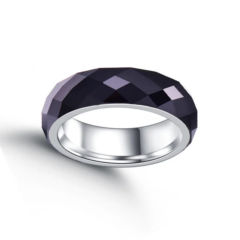 Модные дизайнерские ромбовидные штампы из нержавеющей стали кольца для мужчин