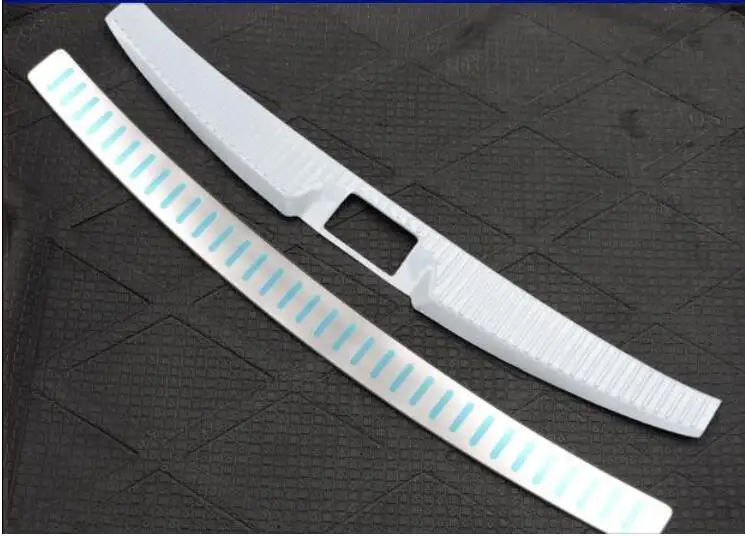 

2pcs for VW Volkswagen sharan 2012-2015 Stainless Steel Inner & outside Rear Bumper Protector Sill Trunk Rear door sill