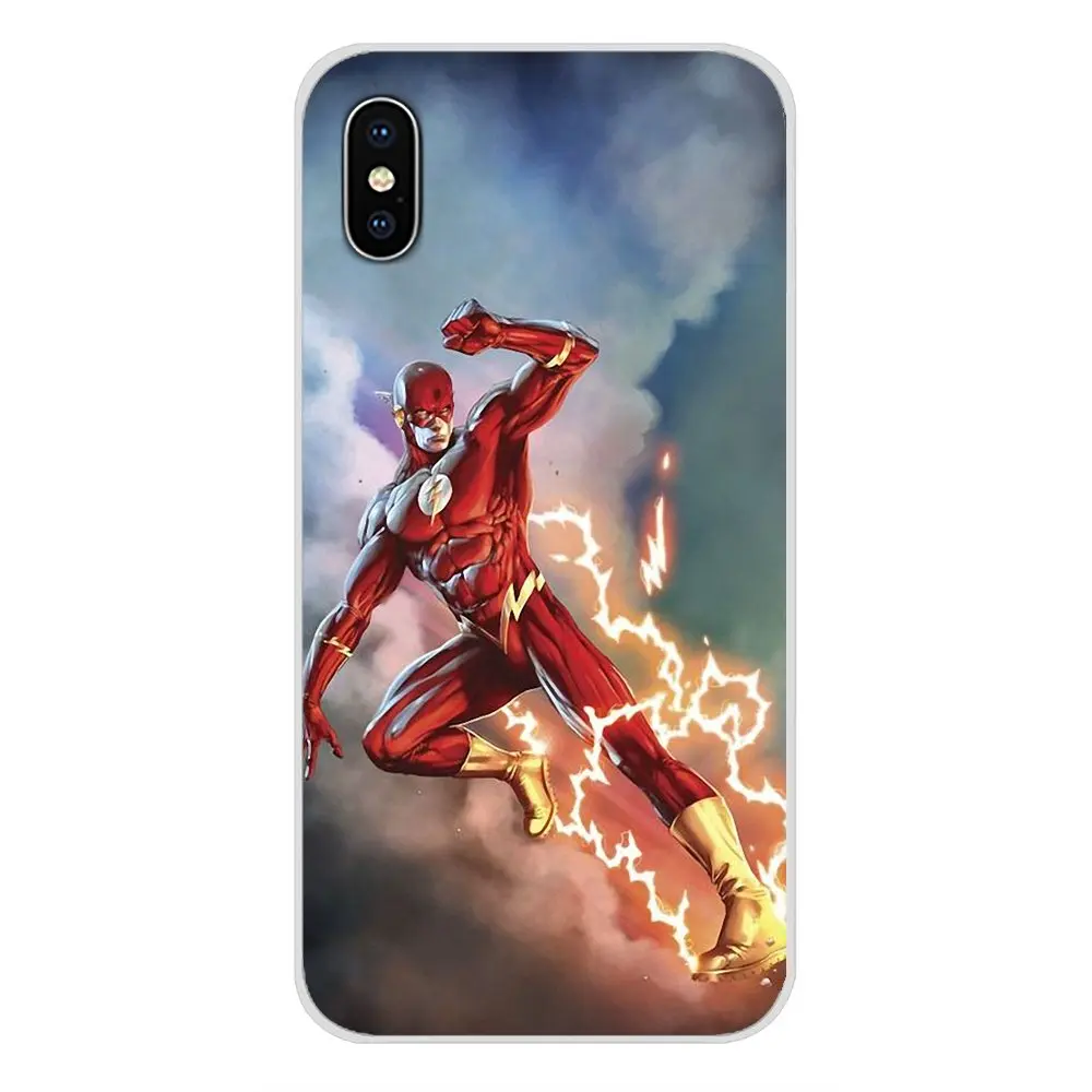 Для Samsung Galaxy S3 S4 S5 Mini S6 S7 Edge S8 S9 S10 Lite Plus Note 4 5 8 9 Вспышка DC Comics аксессуары чехлы для