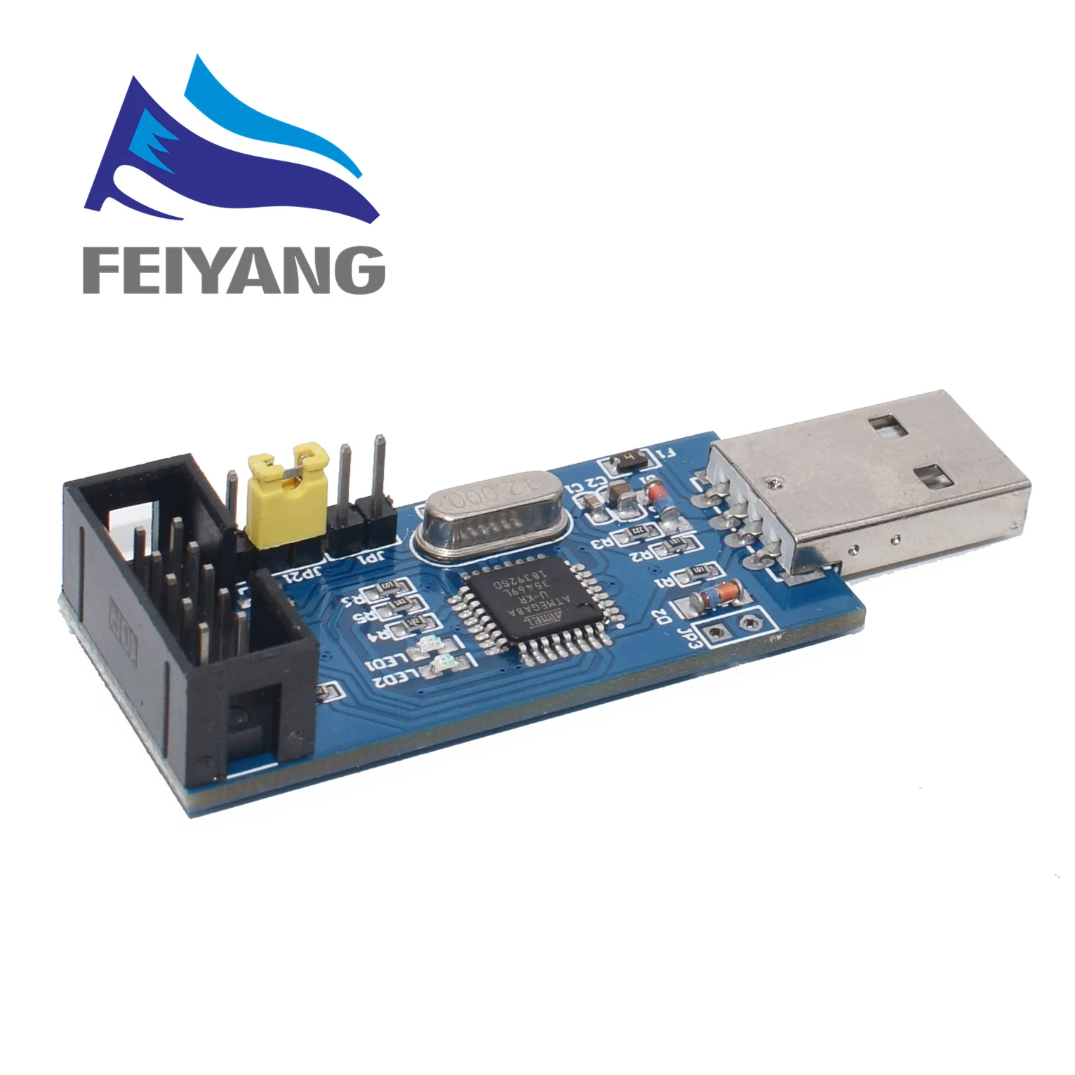 1 шт. 10Pin до 6 Pin плата адаптера+ USBASP USBISP AVR программист USB ATMEGA8 ATMEGA128 ATtiny/CAN/PWM 10Pin провода модуль DIY