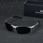 Солнцезащитные очки Мужские, для вождения, Поляризованные, спортивные, винтажные, с квадратной оправой, UV400, 2019