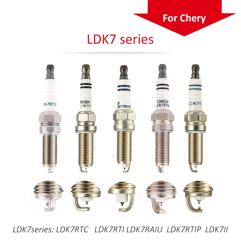 4 шт./лот Китай Оригинальный факел свечи зажигания LDK7 серии для CHERY ARRIZO 7 1 6 M11 SQRE4G16
