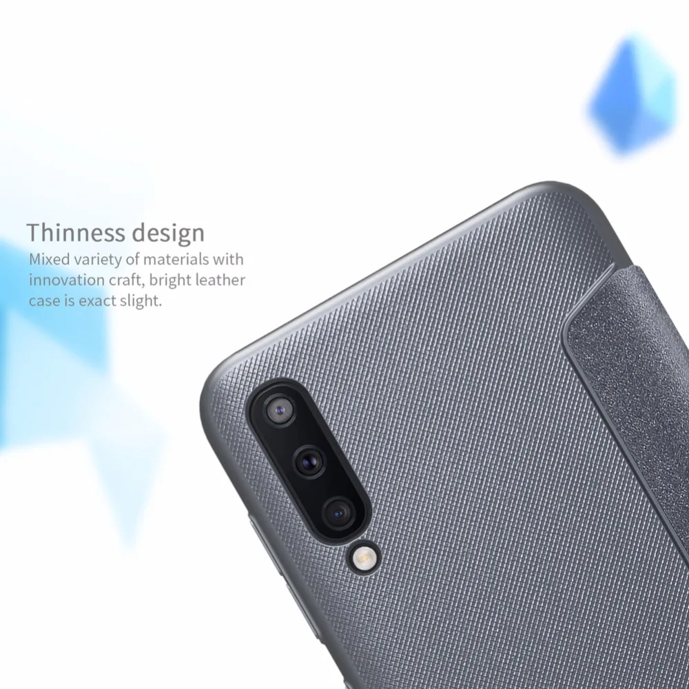 Чехол A50 для samsung Galaxy A50, чехол NILLKIN Sparkle, роскошный флип-кожаный чехол s для samsung A50, задняя крышка, чехол для телефона Nilkin