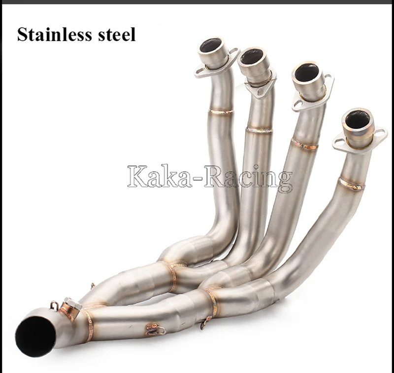 

YZF-R6 51mm Motorcycle Exhaust muffler Modified Full system Front header Tube Mid link Pipe Slip-on for Yamaha YZF R6 2006-2016