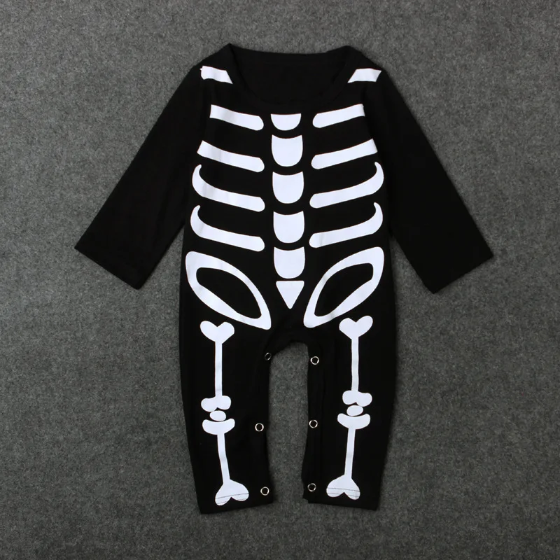 

Children's Spring And Autumn Clothes, Boys And Girls'bone Long Sleeve Children's Clothes, Halloween Children's Clothes