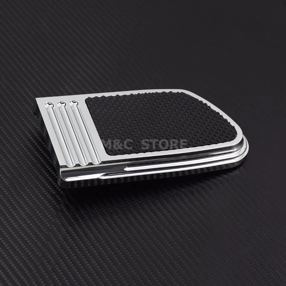 Мотоцикл Defiance хром Rider пассажирская подножка напольная ж/педаль тормоза для Harley Touring Electra Glide Fltr 1986