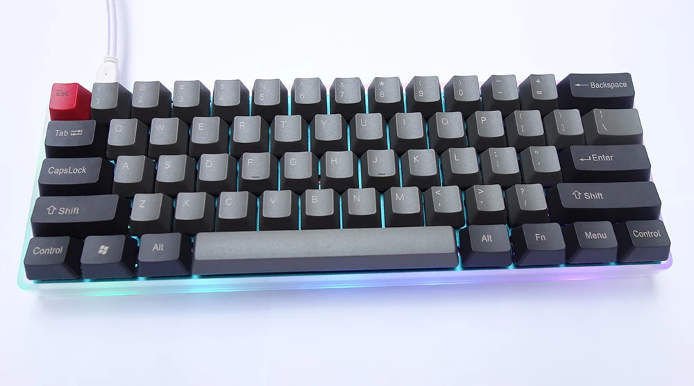 GH60 механическая клавиатура полностью в сборе со светодиодной подсветкой и RGB под растущим перепрограммируемым по прошивке QMK