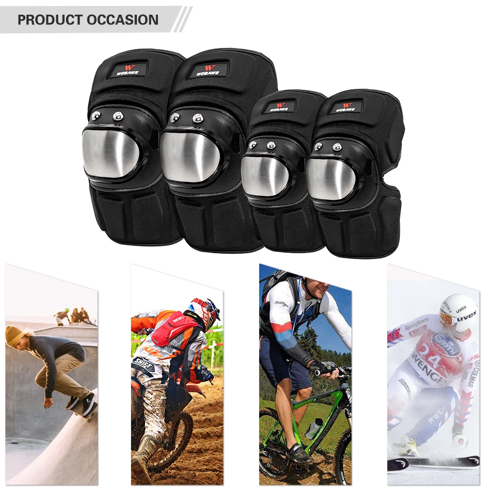 1 Pair Knee Support Professional Cycling Elbow Brace MTB Bike Motorcycle Pads Guards Basketball Volleyball Protector | Спорт и