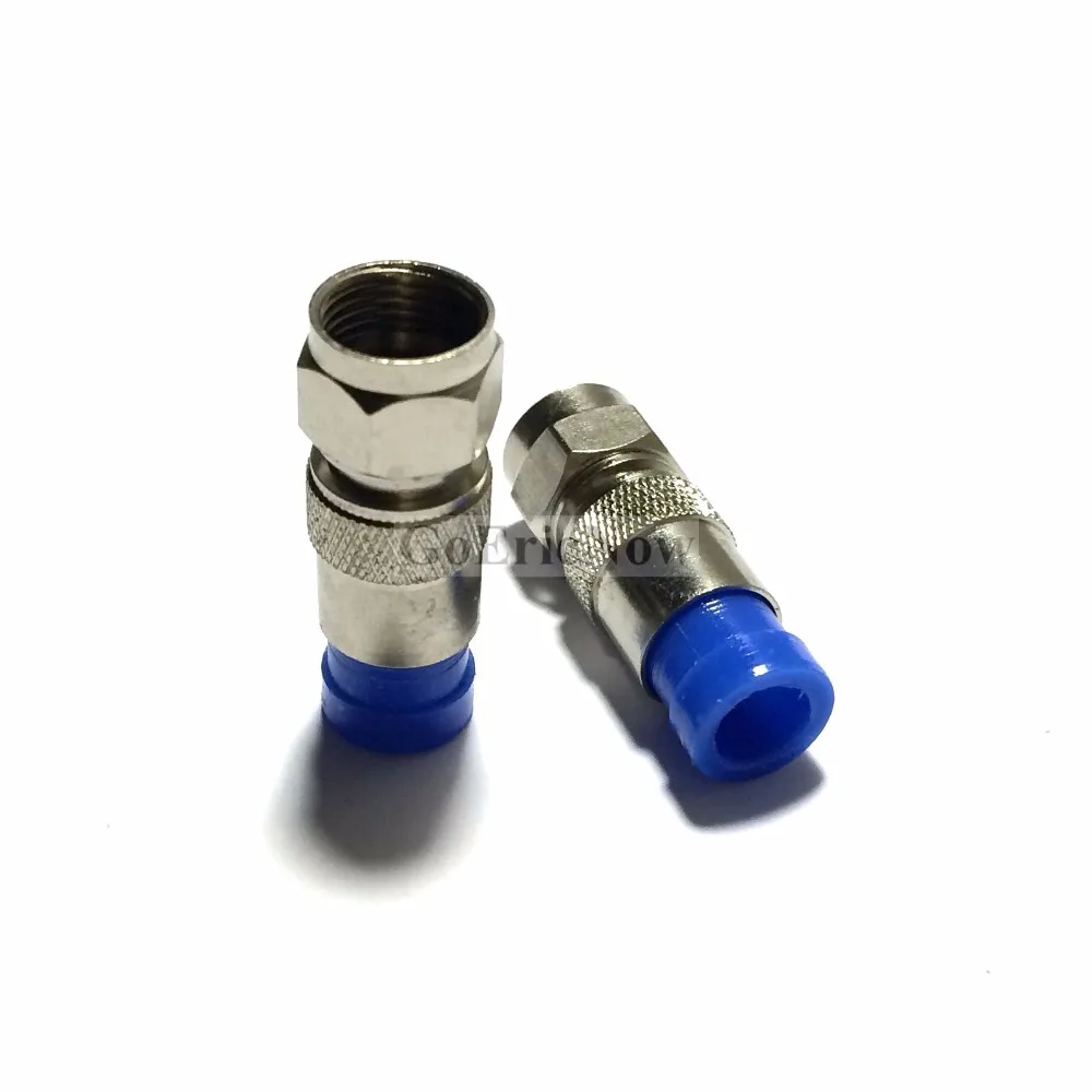 1 шт. RF коаксиальный UK Профессиональный Компрессионный фитинг RG6 F Коннектор