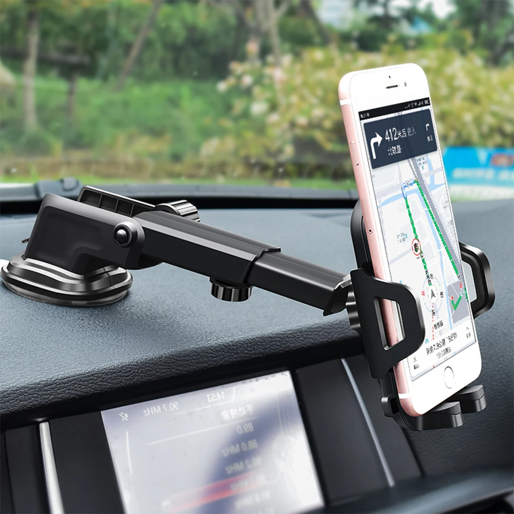 Aoshike держатель с регулируемым креплением на присоске Автомобильный GPS подставкой