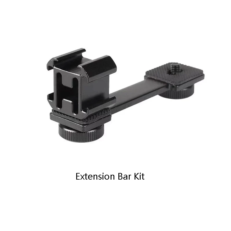 Extension Bar Kit Холодный башмак тройное крепление микрофон фонарик, блюдо для Gopro 8 7 DJI Осмо карман Zhiyun гладкая удлинитель карданный аксессуары - Цвет: Extension Bar Kit