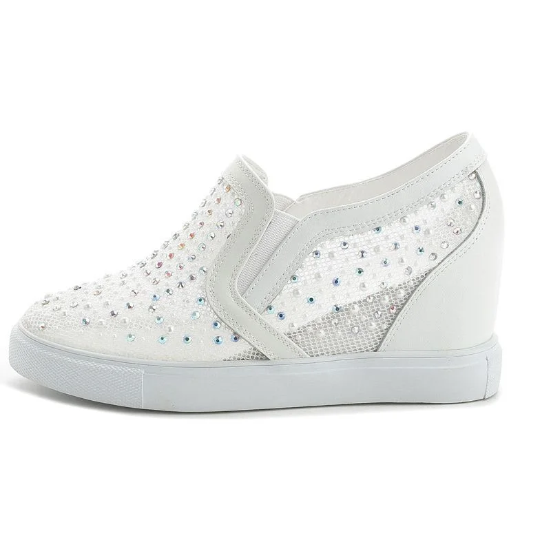 Женские лоферы на платформе модель 2020 года легкий вес новый дизайн сетчатая