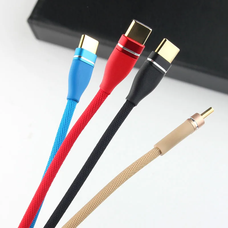 3A Fast Charging Cable for Apple Android Type-c Mobile Phone Data Line Woven Nylon Mini Usb FDC-Z03 | Мобильные телефоны и