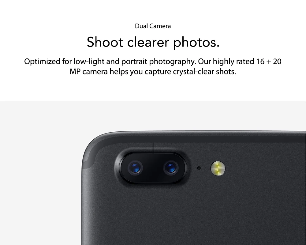 Сотовый телефон OnePlus 5 T, 6,01 дюймов, 8 ГБ ОЗУ, 128 Гб ПЗУ, Восьмиядерный процессор Snapdragon 835, Android 7,1, двойная задняя камера, NFC Смартфон