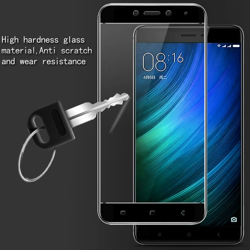 Yezaoo полное покрытие закаленное стекло Xiaomi Redmi Note 4X протектор экрана для версия 4 Pro