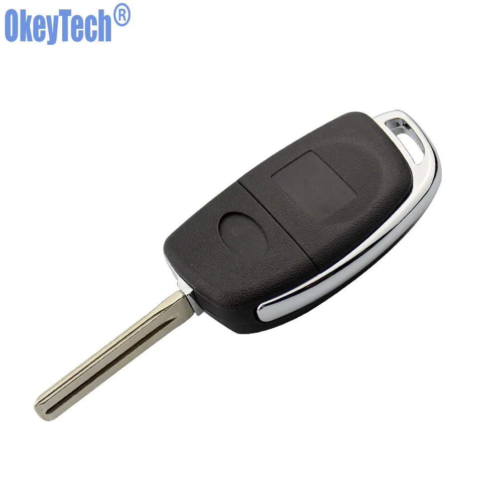 OkeyTech 433 мГц ID46 PCF7936 чип 3 кнопки автомобиль складной Флип дистанционного брелока