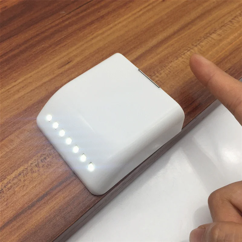 2 шт. Универсальный светодиодный сенсорный светильник с внутренними петлями