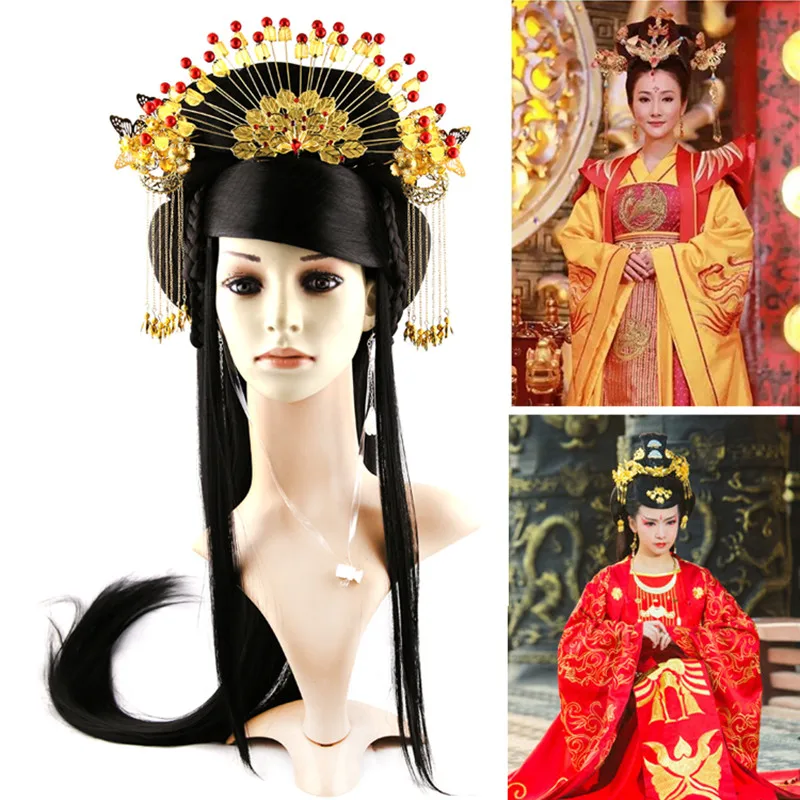

ancient queen cosplay hair accessories long shaped princess hair accessories tang dynasty cosplay for women