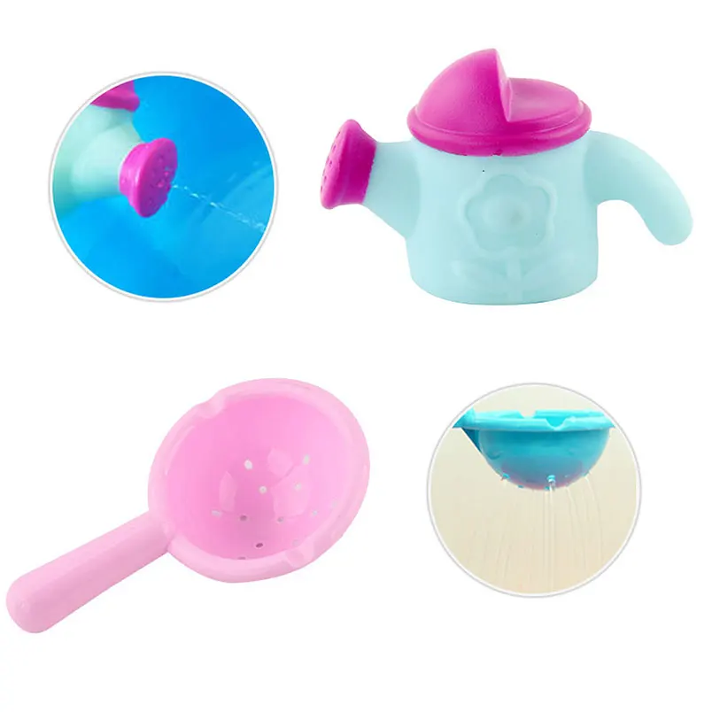 Забавный набор из 4 /5 штук модель животного распылитель игрушка для воды летняя