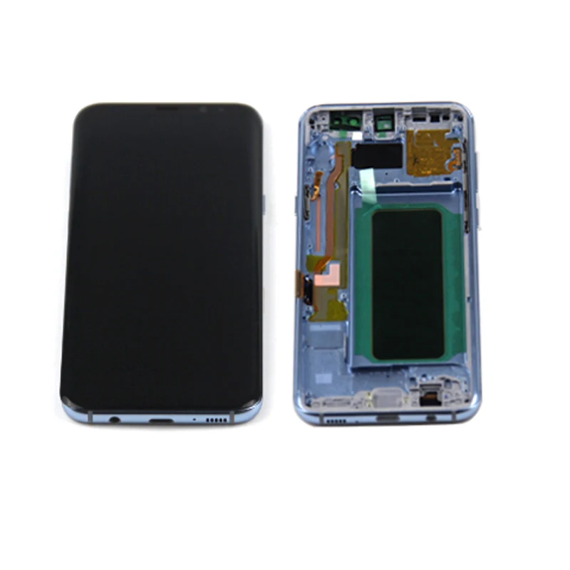 S8P WITH BLUE FRAME ЖК-дисплей для samsung Galaxy S8plus, S8 plusG955fd, G955F, G955, с тенью, с сенсорным экраном, оцифровать - Цвет: S8P WITH BLUE FRAME