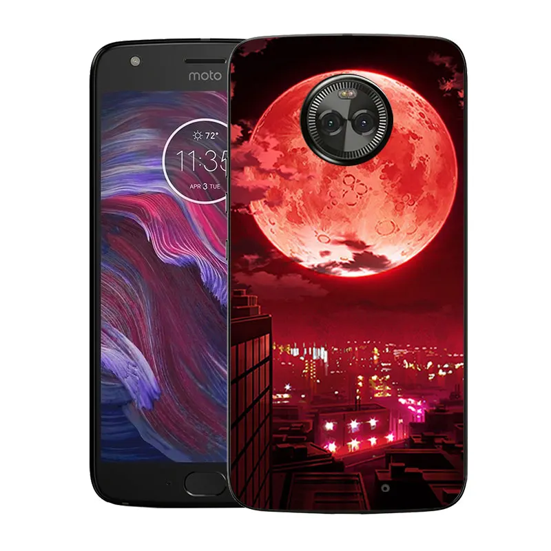 Силиконовый чехол для Motorola Moto X4 задняя крышка XT1900 мягкий ТПУ тонкий