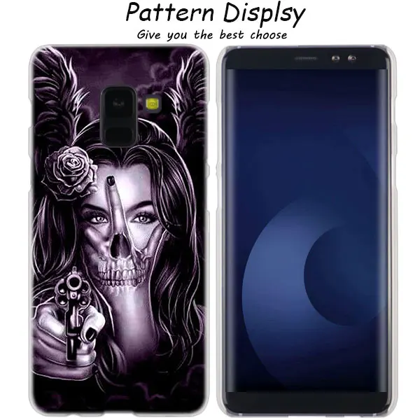 08 MLLSE известное изображение черепа со catrinas Модный чехол КРЫШКА ДЛЯ samsung Galaxy A6 A8 плюс A9 A7 A5 A6S A9Star Note9 8 5 4 Лидер продаж - Цвет: 08