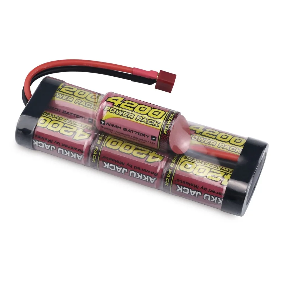 Melasta 8,4 V 4200mAh 7-Cell Hump NiMH аккумулятор с разъемом Traxxas/Dean-T/Tamiya для радиоуправляемого гоночного автомобиля