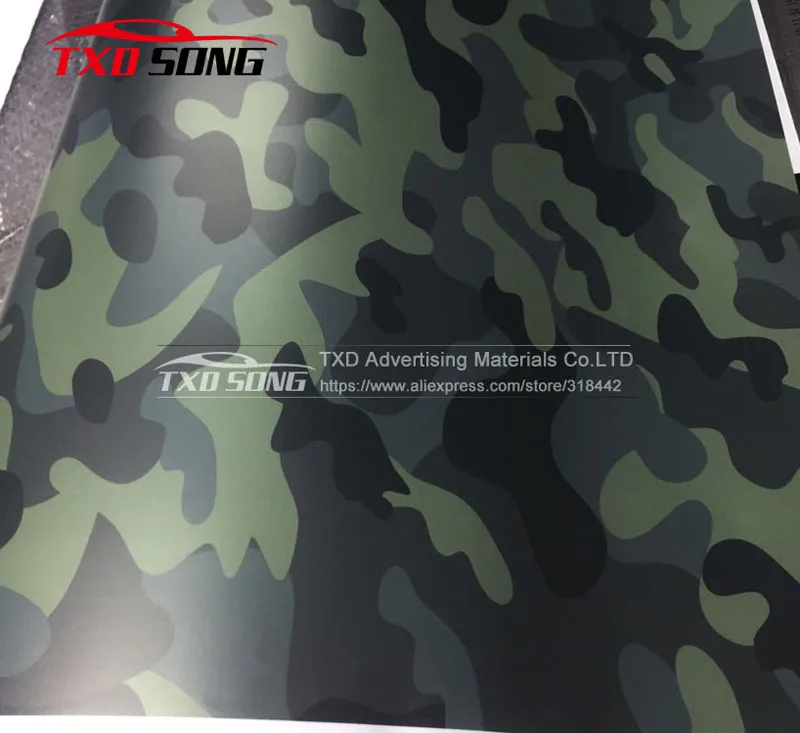 new camo 1,52 м X 5 м/10 м/15 м/20 м/30 м/лот армейский зеленый цифровой камуфляж виниловая пленка для украшения кузова автомобиля с воздушными пузырьками - Название цвета: new camo