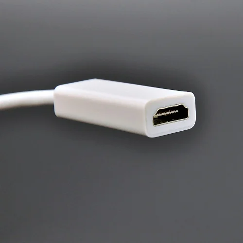 High quality Mini DisplayPort Thunderbolt to HDMI Female Adapter Cable for Apple MacBook Pro |