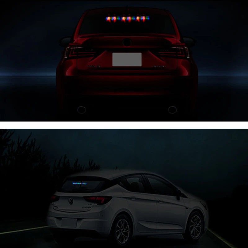 20cm Led Warning Light Car Alarm Security Lamp Universal Interior Decoration 16 Atmosphere Styling | Автомобили и мотоциклы