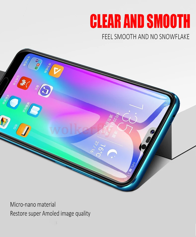 3D полное покрытие мягкая Гидрогелевая пленка для huawei mate 20 Lite P10 P20 Pro защита экрана на Honor 8X7 S 7X10 P Smart(не стекло