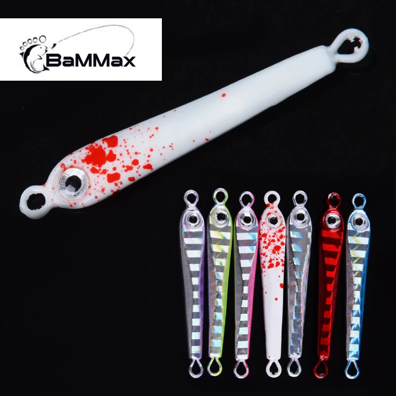 

Bammax Fishing Lure 4g 5g Metal Sequins Lures Jig Spoon Lure Spinner Bass Hard Bait Shore Cast Iron Artificial Fishing Tackle