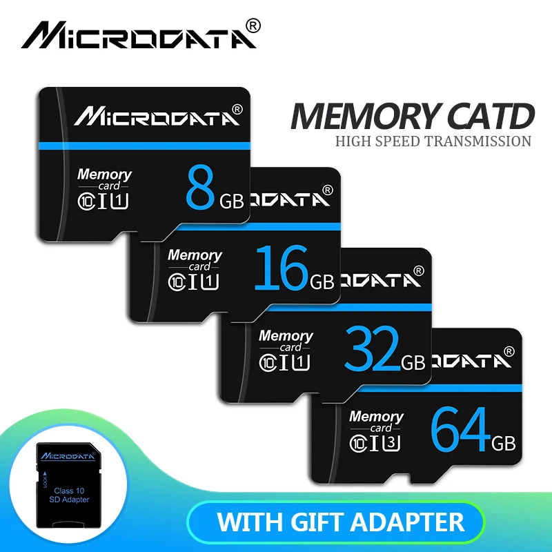 Подлинная Оригинальная карта памяти Transcend Micro sd SDXC 64 Гб 128 ГБ высокоскоростная карта памяти SDHC 32 ГБ 16 ГБ флеш-карта Tarjeta Micro sd карта