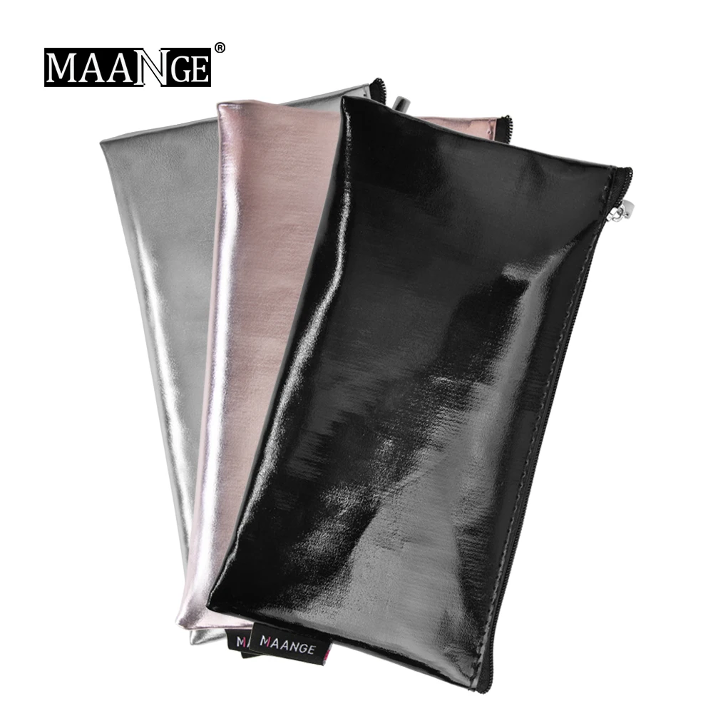 MAANGE Makeup Brushes Bag Female Travel Toiletry Organizer Beauty Make Up Cosmetic Pouch Women Clutch Handbag Purses Pencil Case