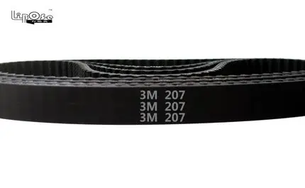 

free shippingHTD 207 3M timing belt teeth 69 width 6 9 10 12 15mm length 207mm rubber closed-loop belt 207-3M pulley CNC machine